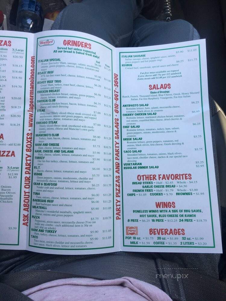 Mancino's Pizza & Grinders - Lapeer, MI