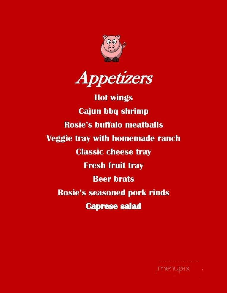 Rosie's Ribs - Lewiston, ID menu_pic