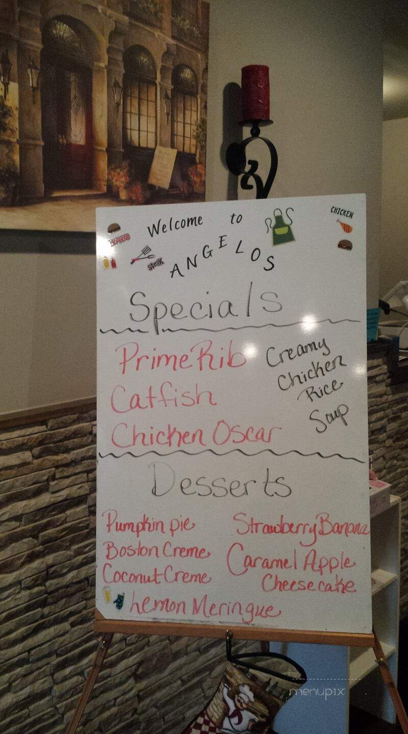 Angelos Restaurant & Pizza - Spring Valley, IL menu_pic