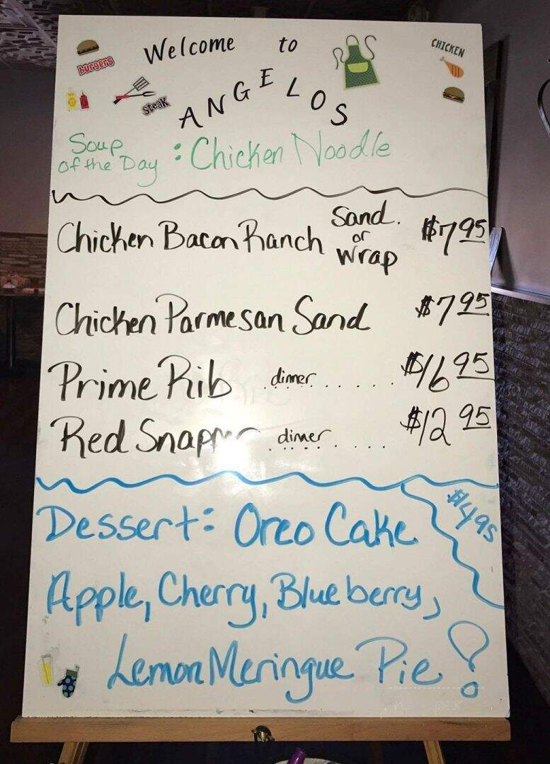 Angelos Restaurant & Pizza - Spring Valley, IL menu_pic