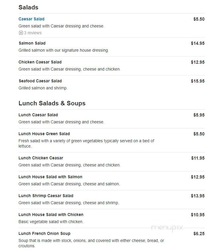 Nova Europa Restaurant - Silver Spring, MD menu_pic