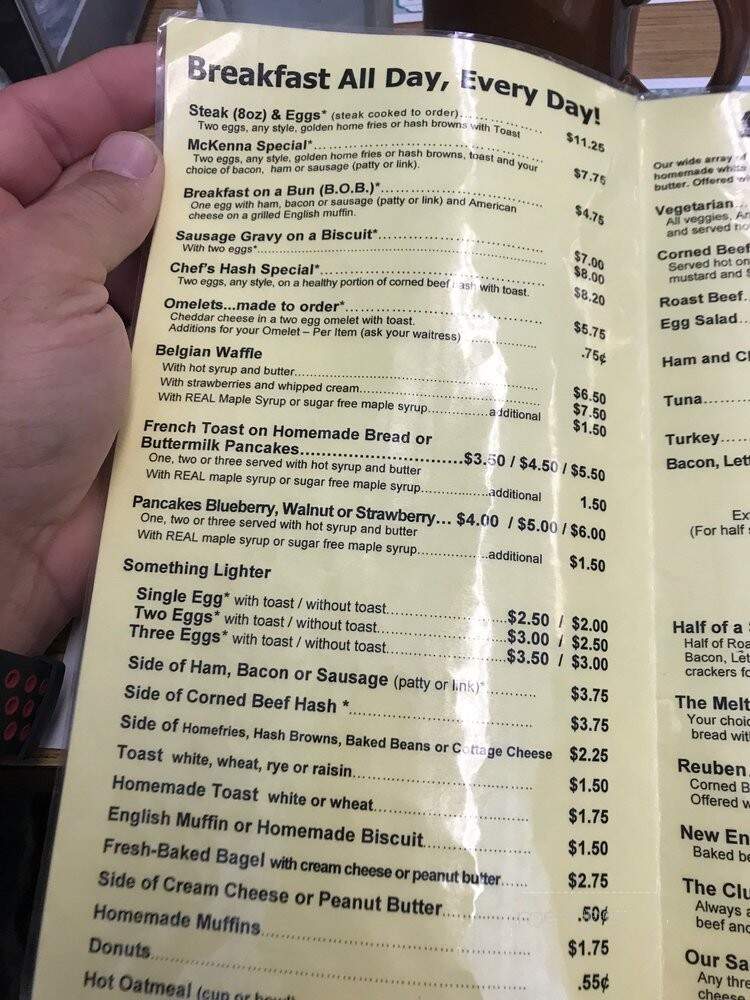 Coffee Pot - Littleton, NH menu_pic