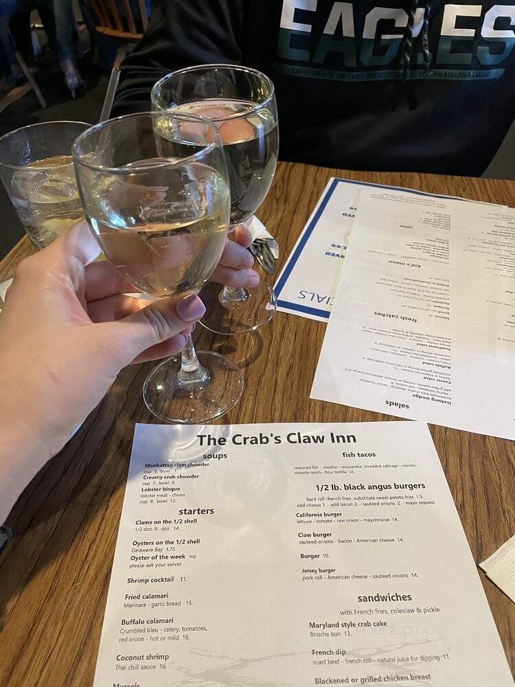 Crab's Claw Inn - Lavallette, NJ menu_pic