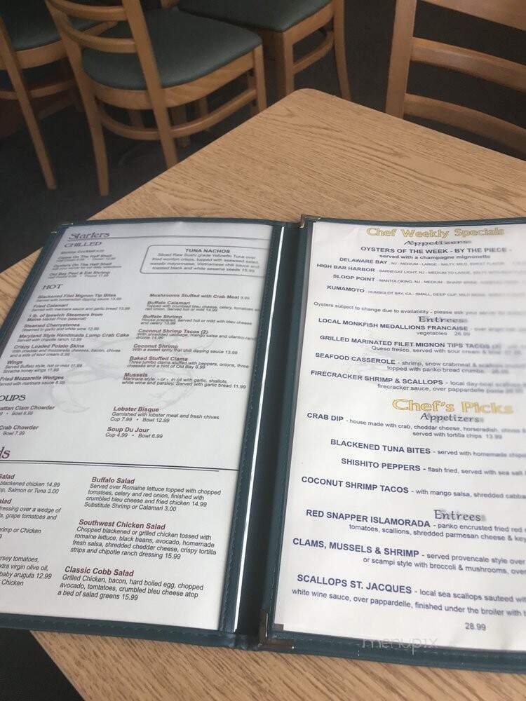 Crab's Claw Inn - Lavallette, NJ menu_pic
