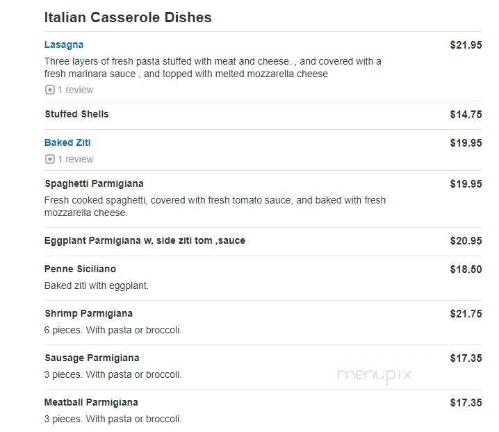 Termini Pizzeria Inc - Union City, NJ menu_pic