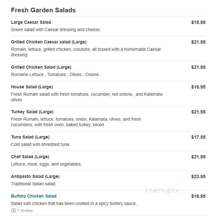Termini Pizzeria Inc - Union City, NJ menu_pic