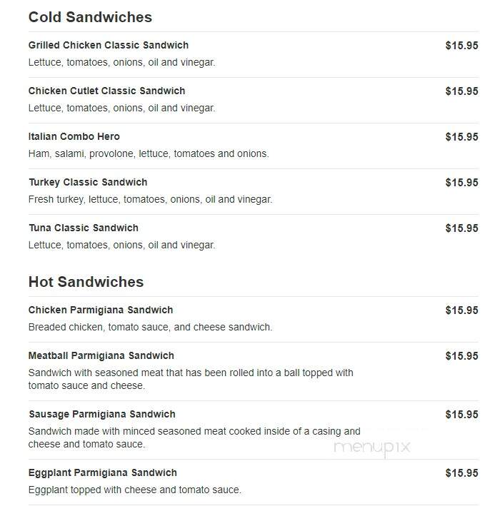 Termini Pizzeria Inc - Union City, NJ menu_pic
