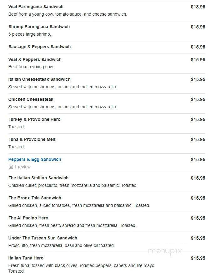 Termini Pizzeria Inc - Union City, NJ menu_pic