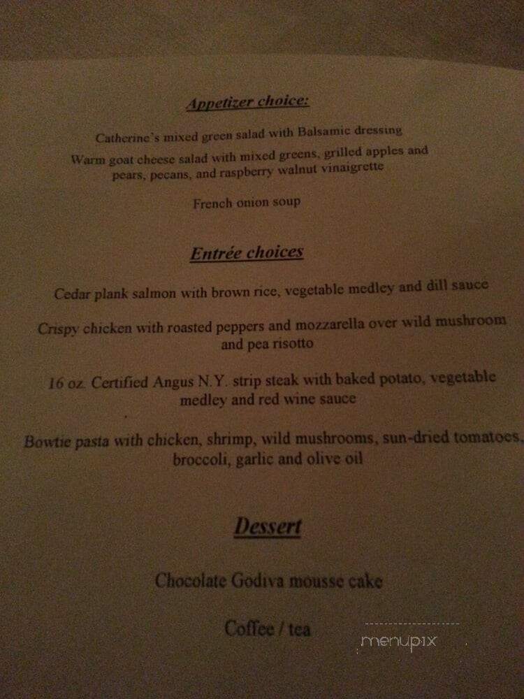 Catherine's - Goshen, NY menu_pic