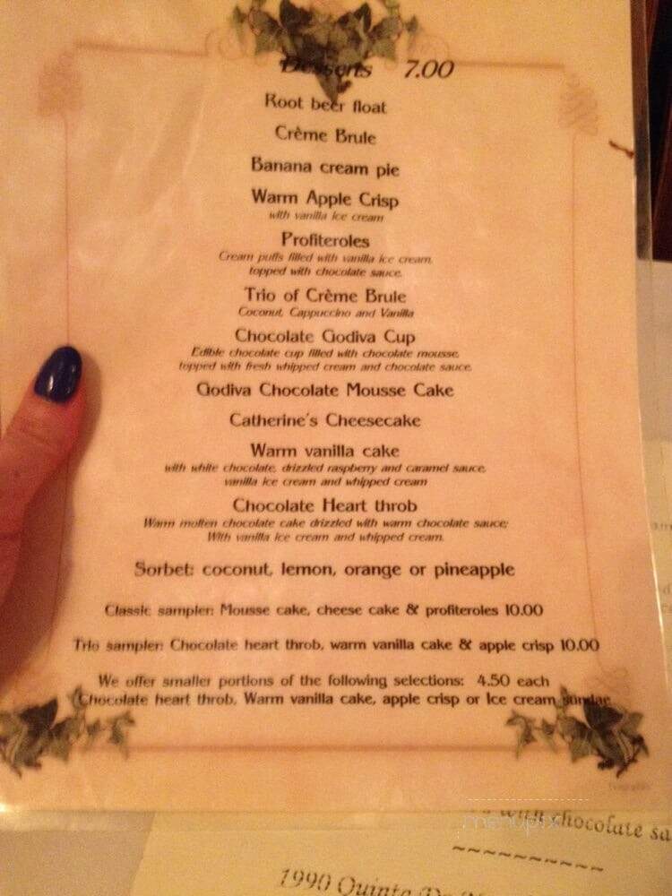 Catherine's - Goshen, NY menu_pic