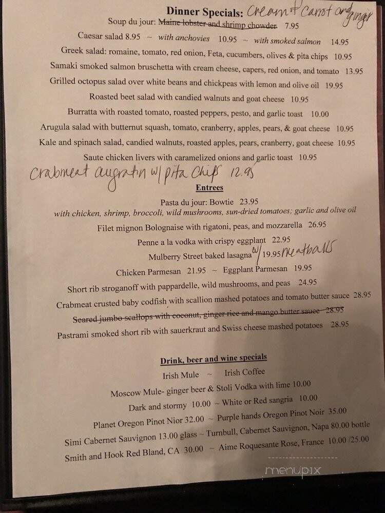 Catherine's - Goshen, NY menu_pic