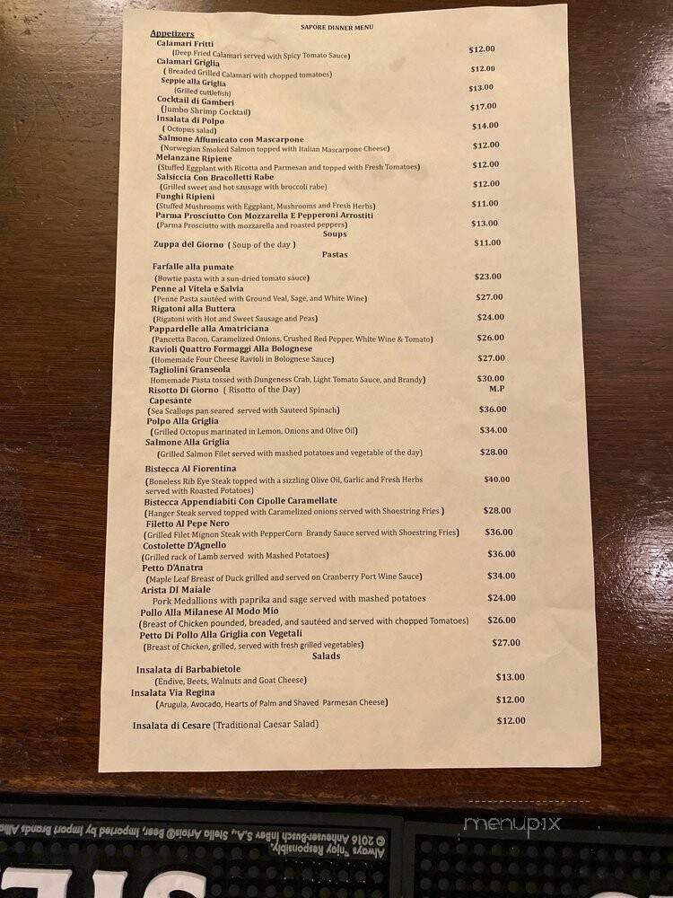 Sapore Steak House - Fishkill, NY