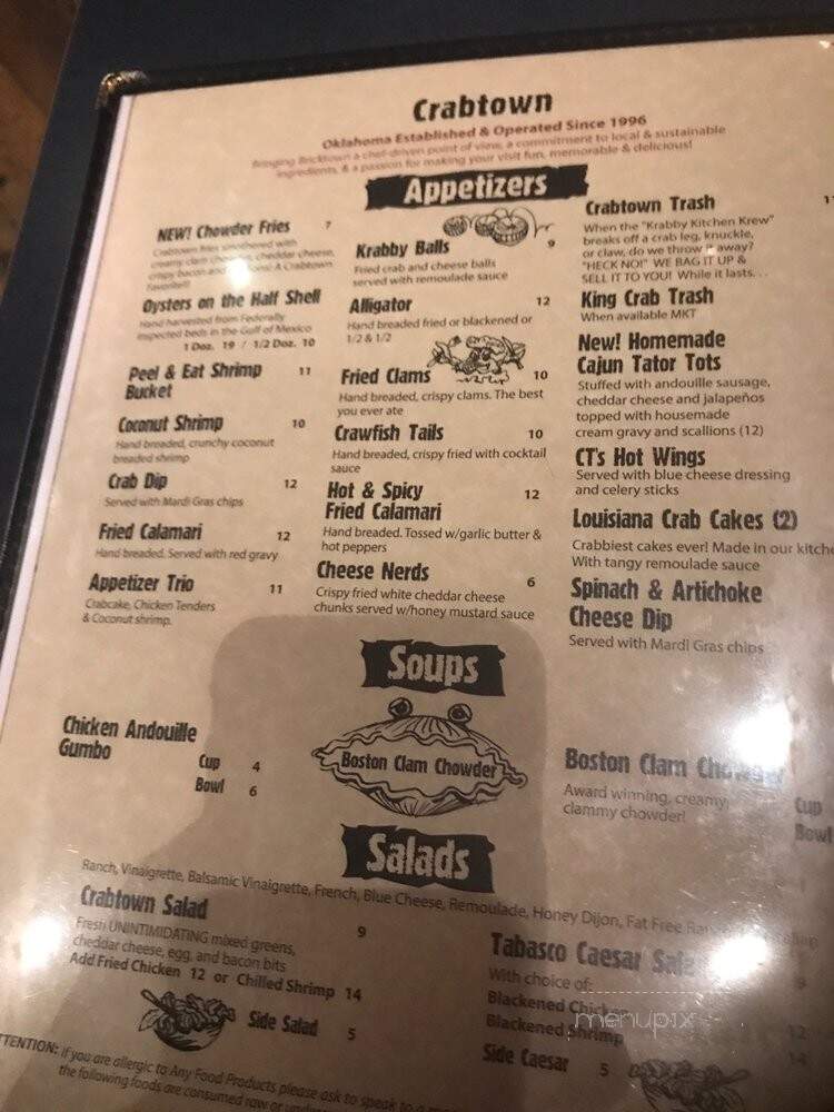 Pearl's Restaurant - Oklahoma City, OK menu_pic