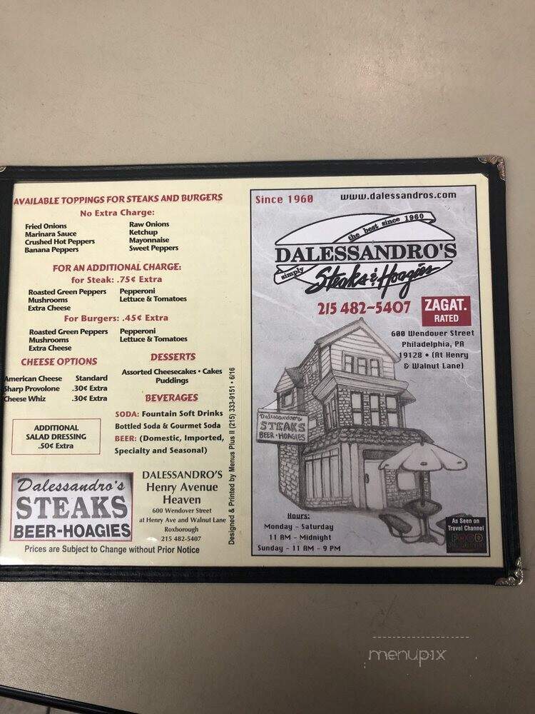 Dalessandro's Steaks - Philadelphia, PA