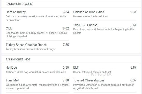 Foxchase Golf Club - Stevens, PA menu_pic