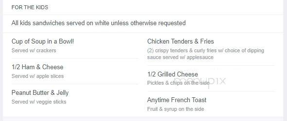 Foxchase Golf Club - Stevens, PA menu_pic