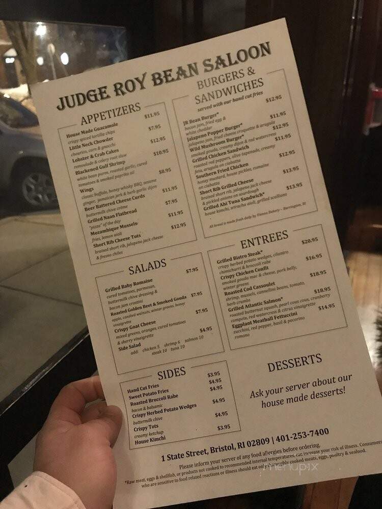 Judge Roy Bean - Bristol, RI
