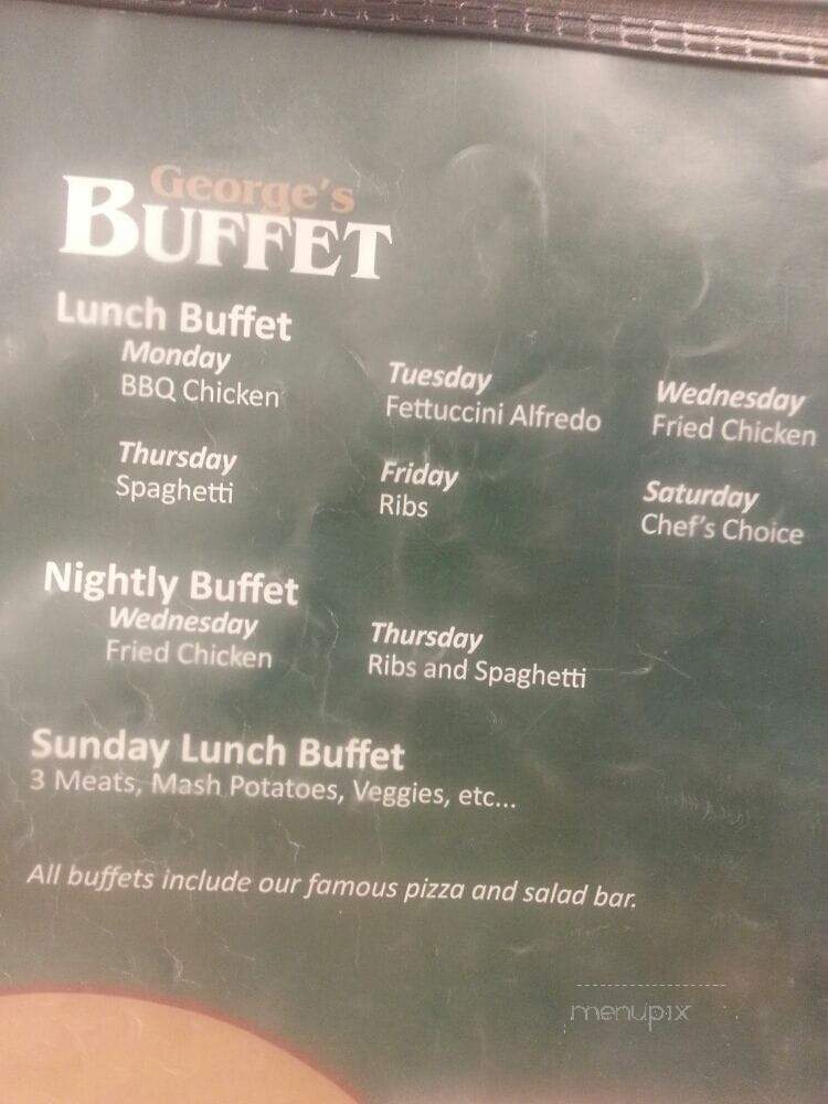 George's Pizza & Steakhouse - Brookings, SD menu_pic