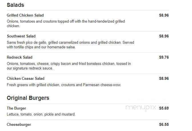 Wings Over Kaufman - Kaufman, TX menu_pic