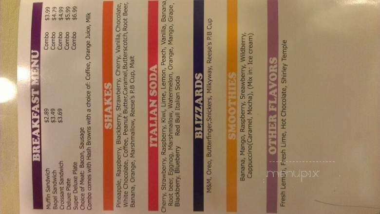 Burger Mill - Marysville, WA menu_pic