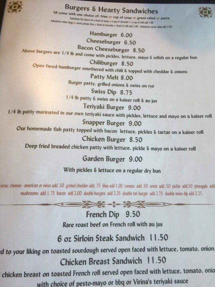 Freeland Cafe - Freeland, WA menu_pic