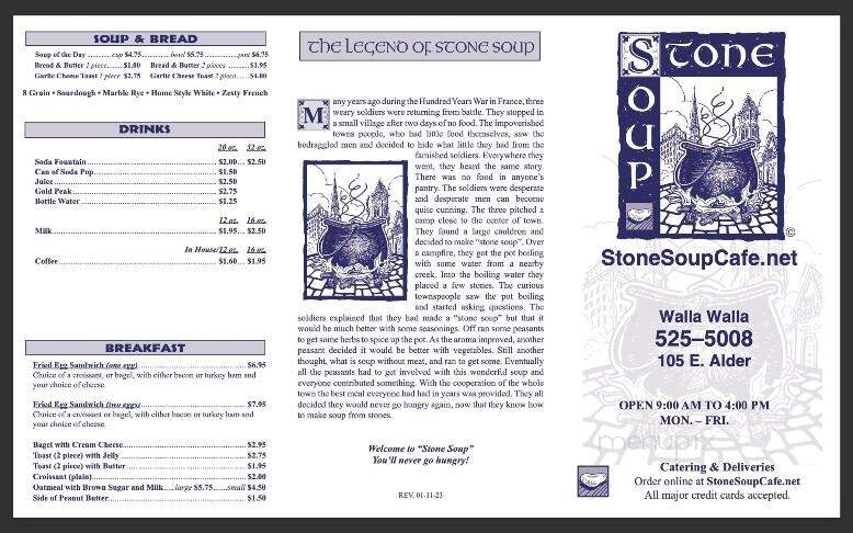 Stone Soup Cafe - Walla Walla, WA