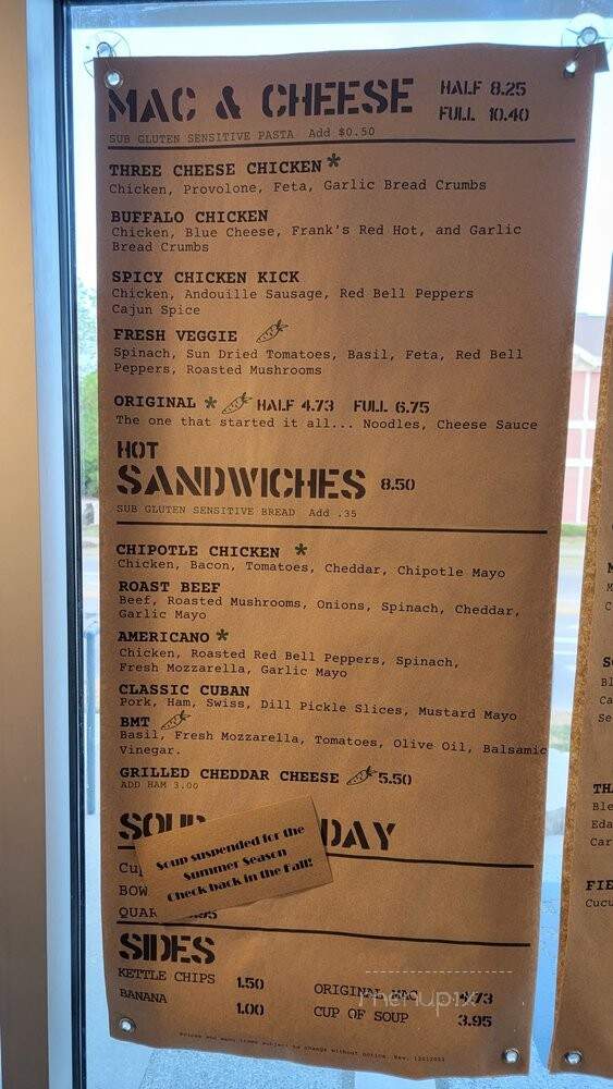 Out & Out Custard & Sandwiches - Cedarburg, WI menu_pic