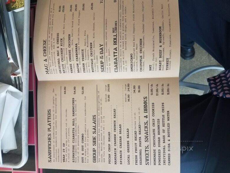 Out & Out Custard & Sandwiches - Cedarburg, WI menu_pic