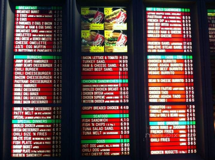 Jimmy Dean's Charbroiled Brgrs - Newhall, CA menu_pic
