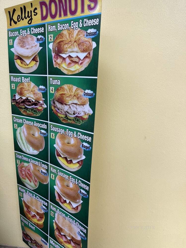Kelly's Donuts - San Clemente, CA menu_pic