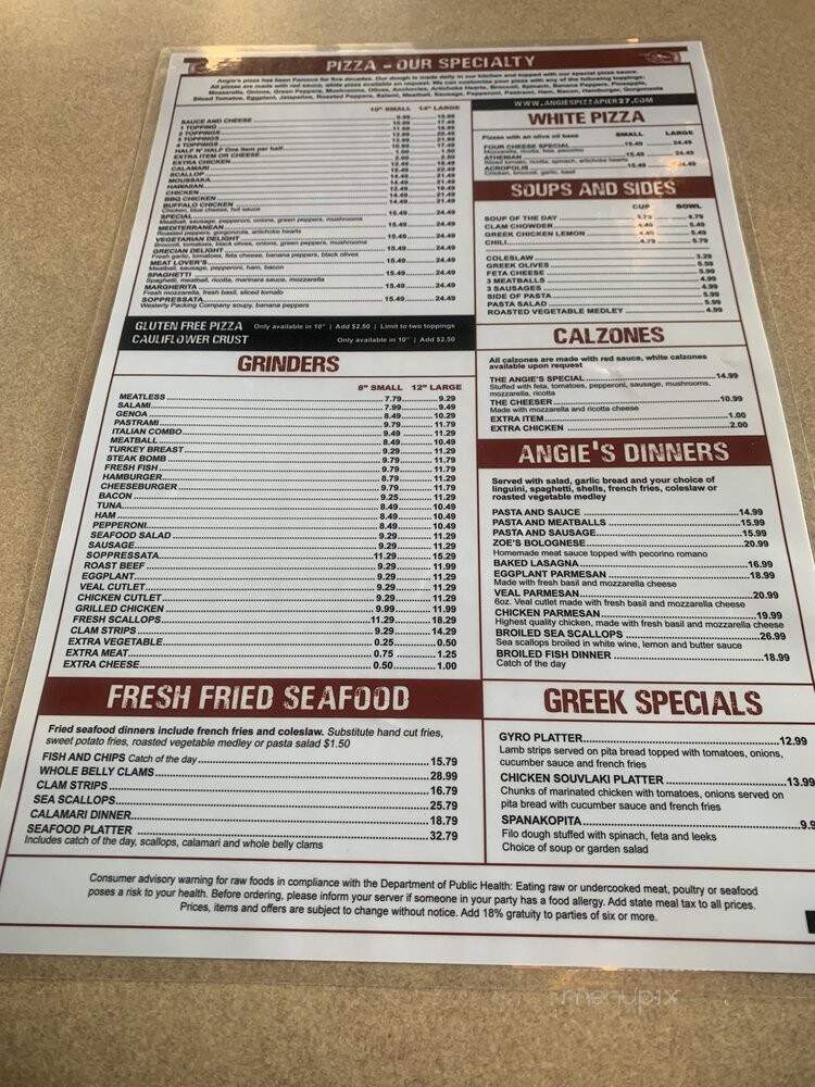 Angie's Pizza House - Mystic, CT