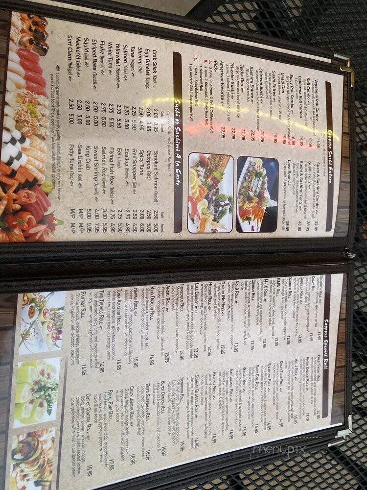 Sapporo Japanese Restaurant - Hudson, WI menu_pic