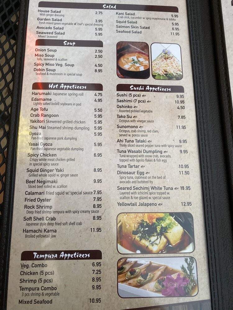 Sapporo Japanese Restaurant - Hudson, WI menu_pic