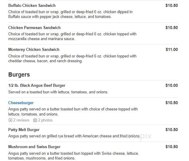 On The Edge - Greenfield, WI menu_pic