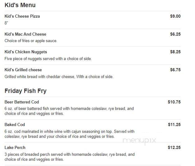 On The Edge - Greenfield, WI menu_pic