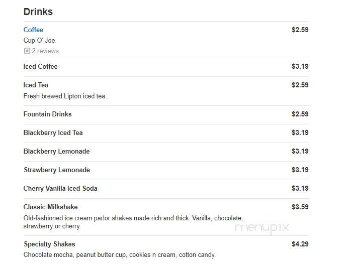 Valley Dairy Restaurant - Mount Pleasant, PA menu_pic