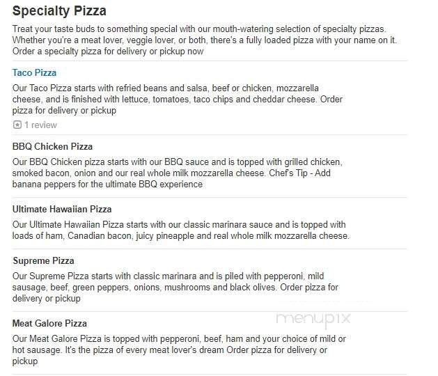 Casey's General Store - Nevada, MO menu_pic