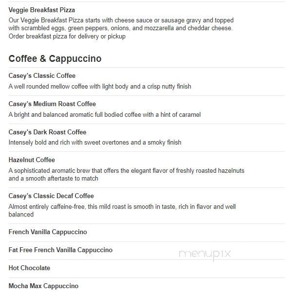 Casey's General Store - Nevada, MO menu_pic