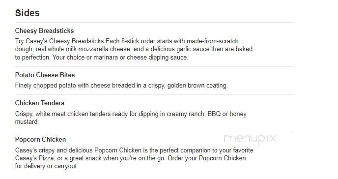 Casey's General Store - Nevada, MO menu_pic
