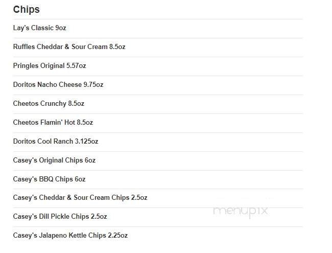 Casey's General Store - Nevada, MO menu_pic