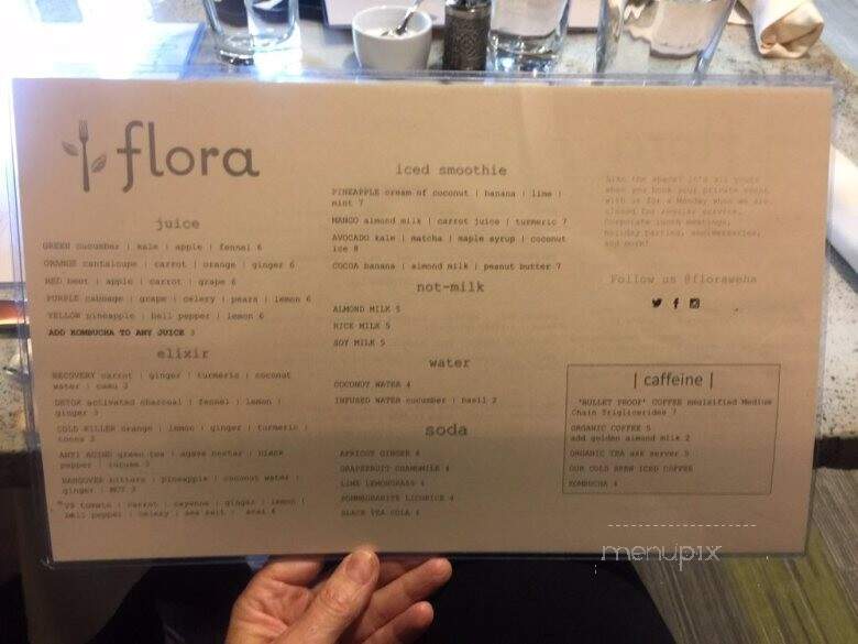 Flora - West Hartford, CT menu_pic