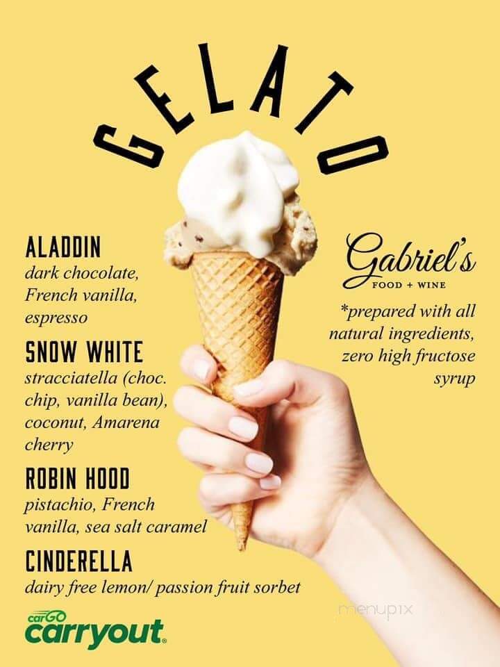 Gabriel's Food + Wine - Cape Girardeau, MO menu_pic
