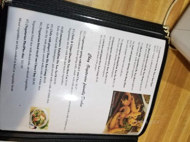Pho Cali - Elma, NY menu_pic