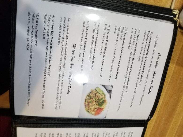 Pho Cali - Elma, NY menu_pic