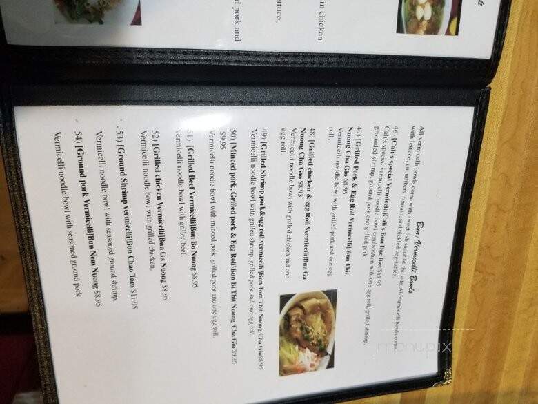 Pho Cali - Elma, NY menu_pic