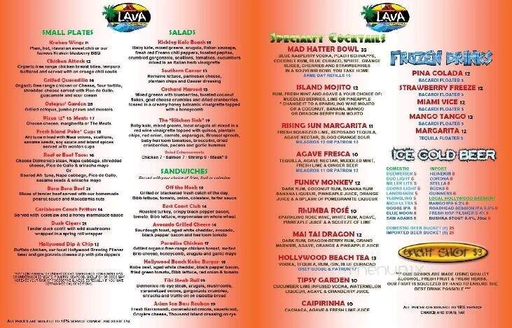 Port South Bar & Grill - Hollywood, FL menu_pic