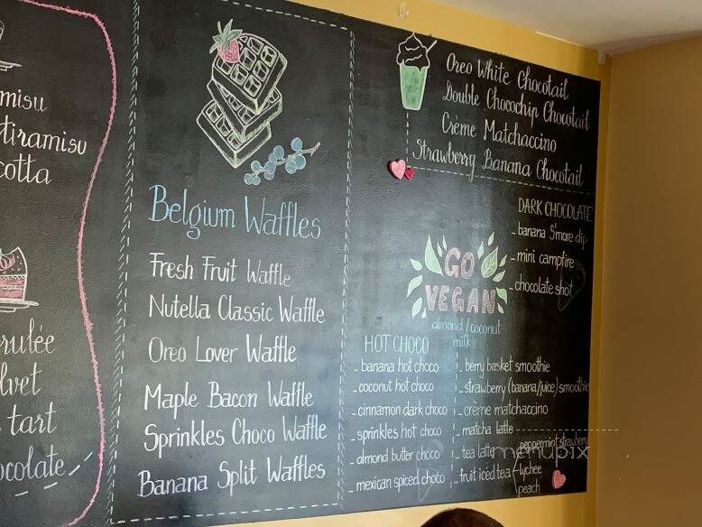 Chocoberry Dessert House - Winnipeg, MB menu_pic
