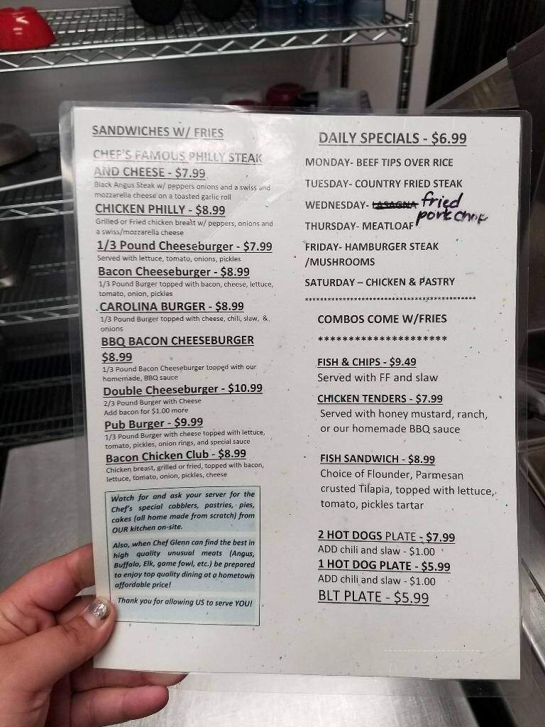 The Diner - Hope Mills, NC menu_pic