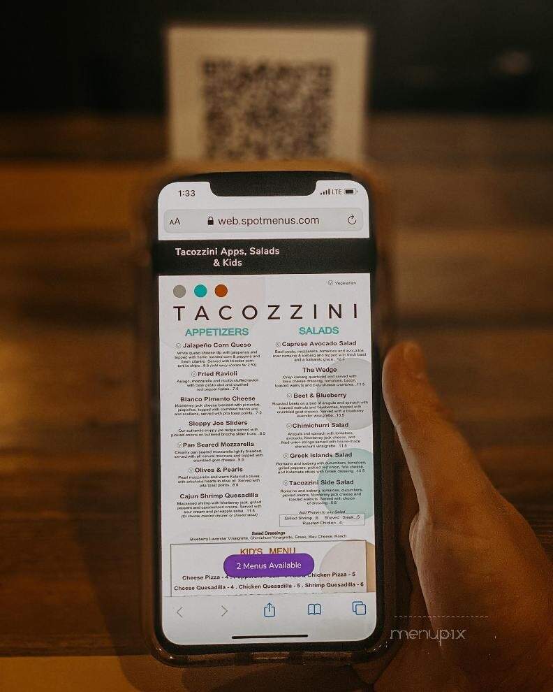 Tacozzini - Greenville, SC menu_pic