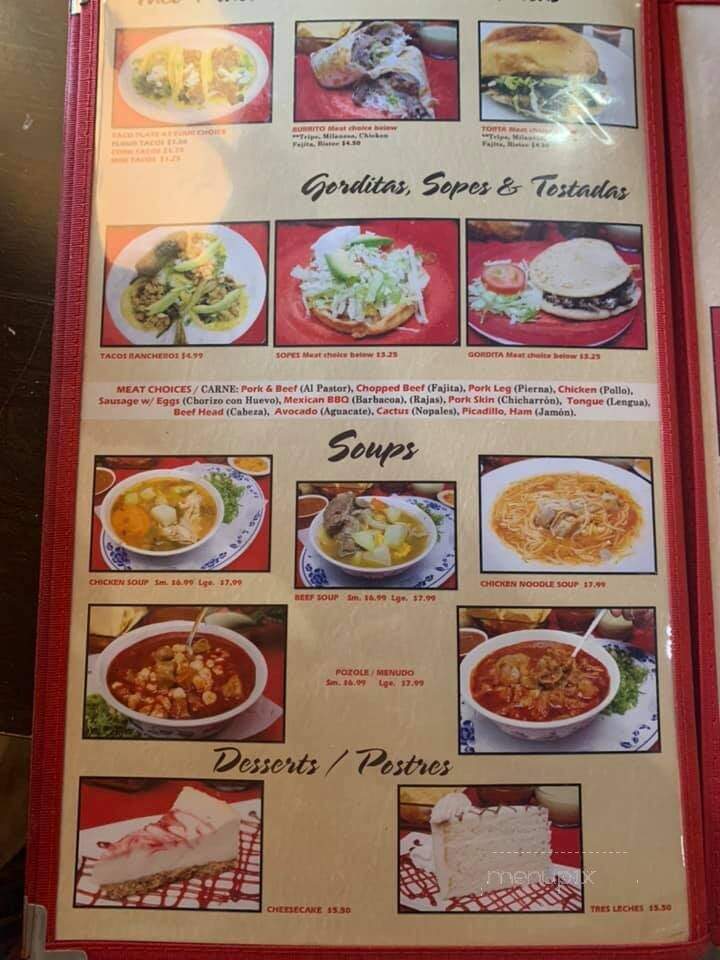 El Tejas Mexican Restaurant Bar &Grill - Haltom City, TX menu_pic